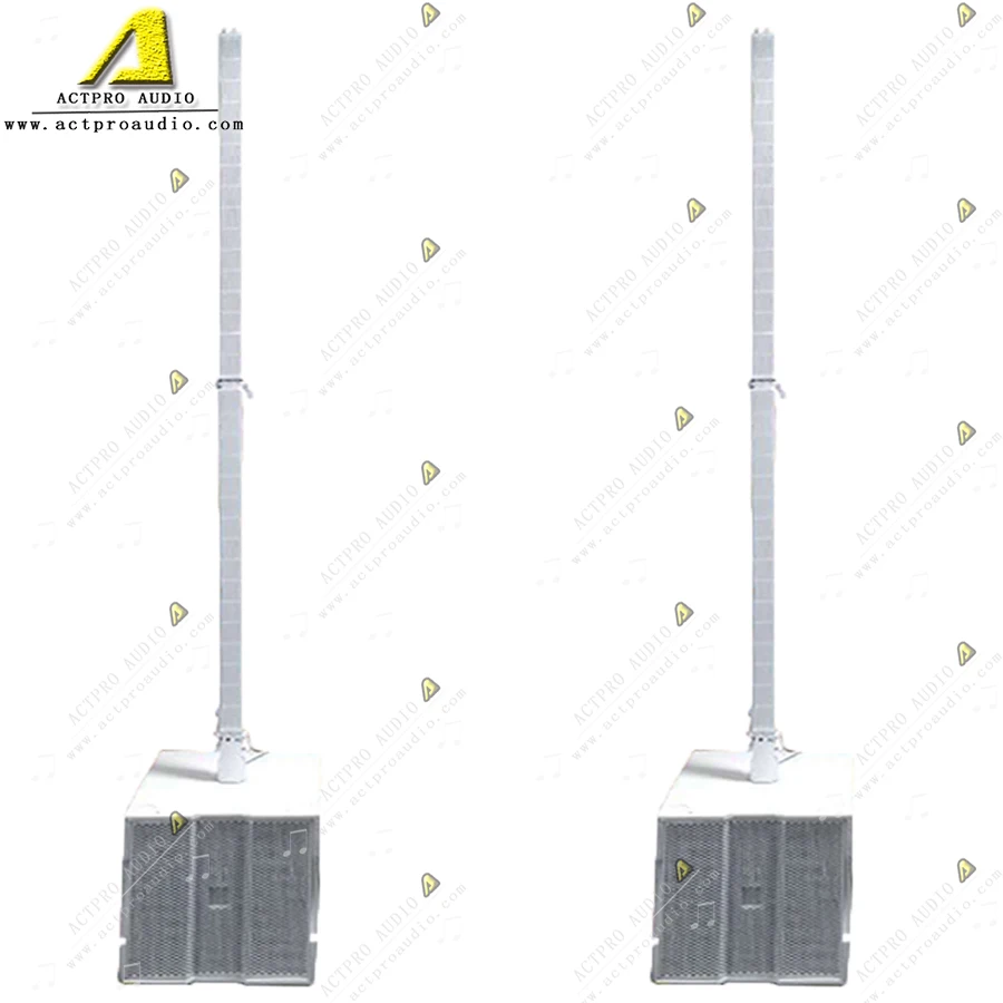 Белая профессиональная Колонка Ka162 мультимедийная активная для домашнего