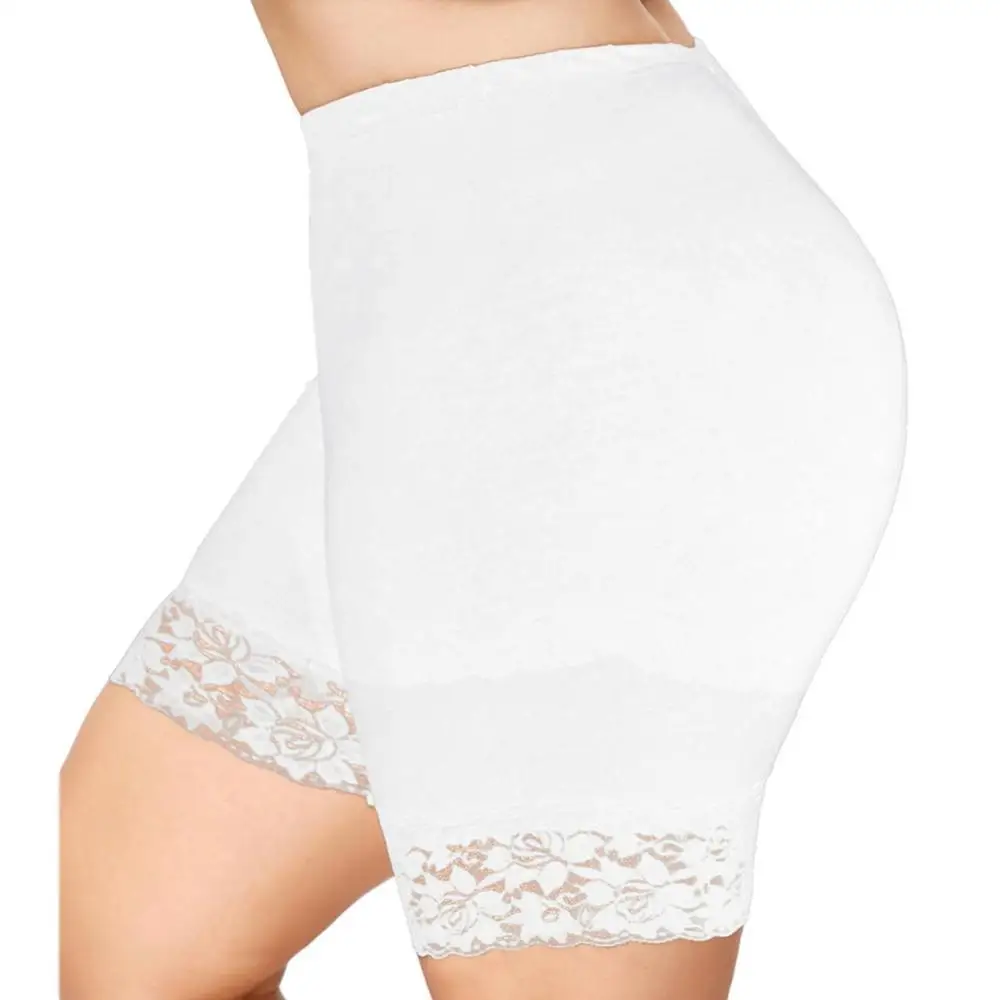 

Women Stylish Lace Shorts Yoga Sports Safety Elastic Exercising Short Panties