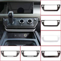 car center console gear shift panel frame decoration cover trim for land rover defender 90 110 2020 2022 car styling accessories