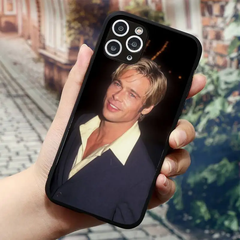 

Brad Pitt Phone Case for iPhone 11 12 mini pro XS MAX 8 7 6 6S Plus X 5S SE 2020 XR