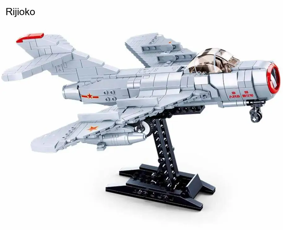 

Истребитель сборный обучающий строительный блок игрушки для детей военный самолет Рождественский подарок на день рождения