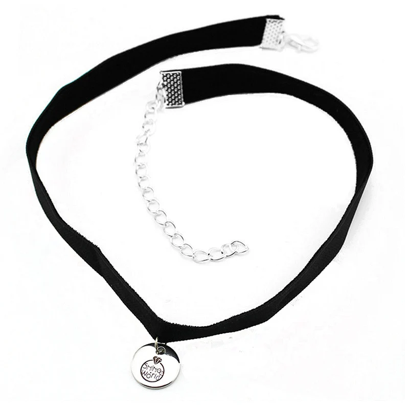 Корейский мир колье модель символ кулон цепочка Черная веревка Ювелирная