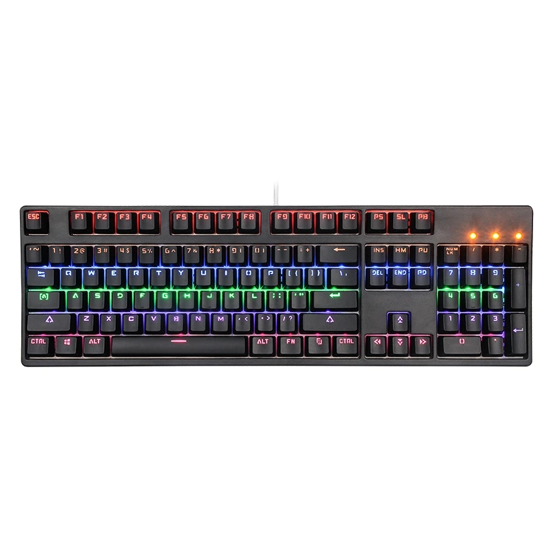 Игровая механическая клавиатура с подсветкой Rgb Gamer для компьютера ПК ноутбука Led
