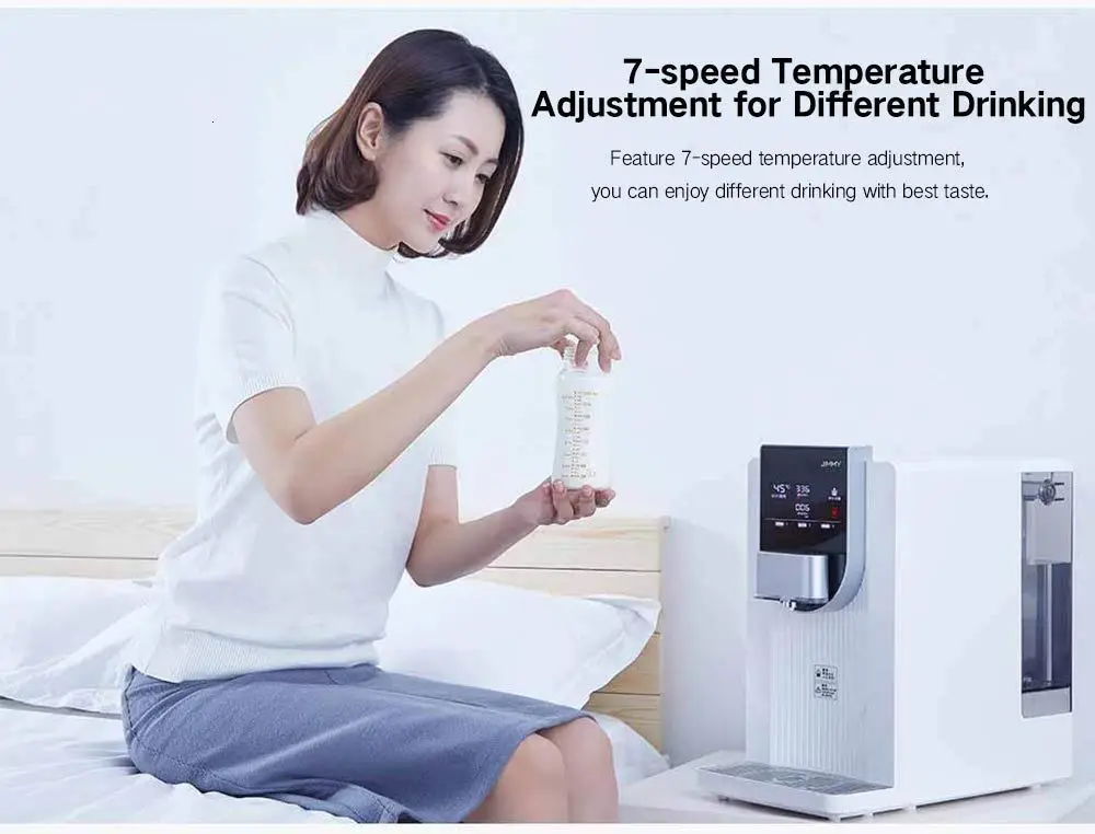 Xiaomi Jimmy Jst-r310 настольный Установка смарт-очиститель воды 4l 7-скорость Температура регулировки дома фильтры для воды, новинка