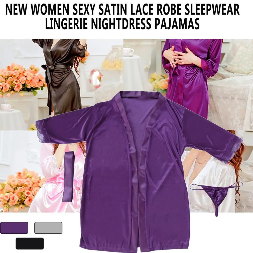 1 комплект сексуальное кружевное ночное белье ночная рубашка нижнее Халат +