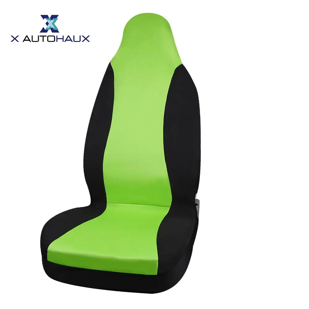 green black X Autohaux 5 видов цветов ковш универсальные автомобильные чехлы для сидений, подходят для автомобиля, грузовика, внедорожника, интерьера, декоративные Чехлы, аксессуары - Название цвета: green black
