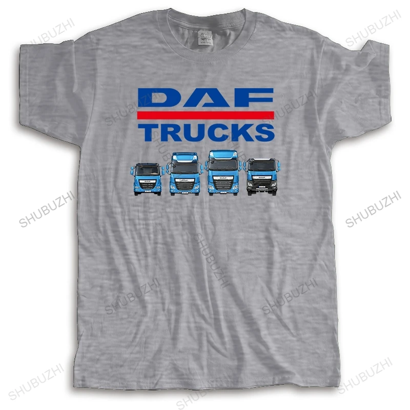 Tshirt men cotton tops Man crew neck t-shirt DAF TRUCKS unisex tee-shirt women top tees Fashion Unisex Teeshirt Euro Size | Мужская