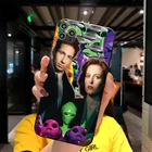 Мягкий матовый чехол с рисунком для iPhone с изображением инопланетянина, чехол для Apple 6 7 8 11 12 Plus Pro X XR MAX 2021