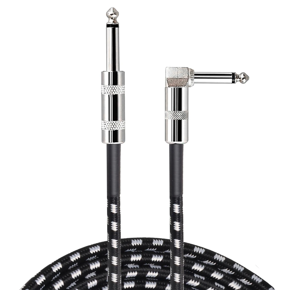 Кабель для электрогитары NOSYA 3 м 6 бас проводник акустический эффект локоть прямая