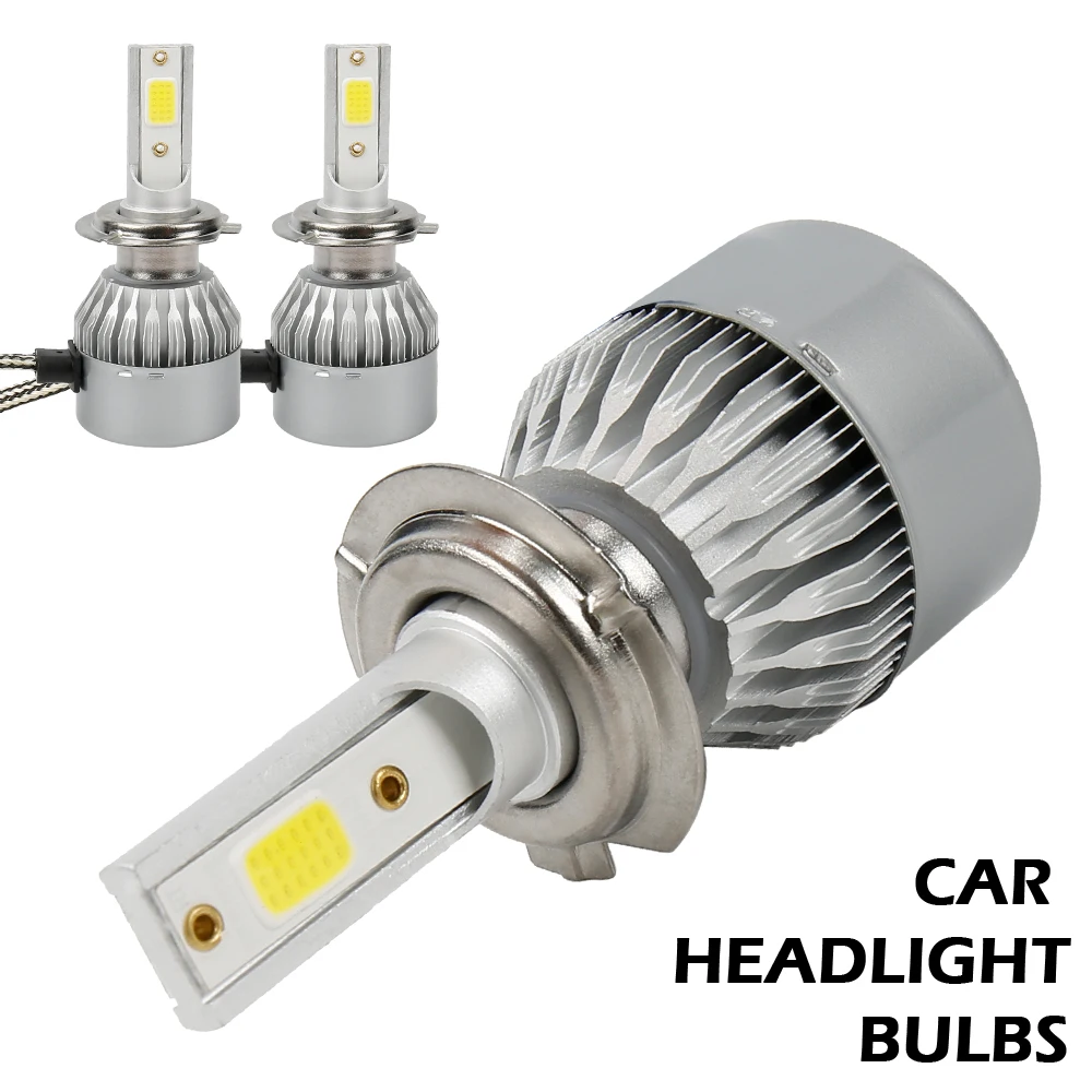 Светодиодная лампочка в автомобиль лампы светодиодные для фар H1 H3 H7 H8