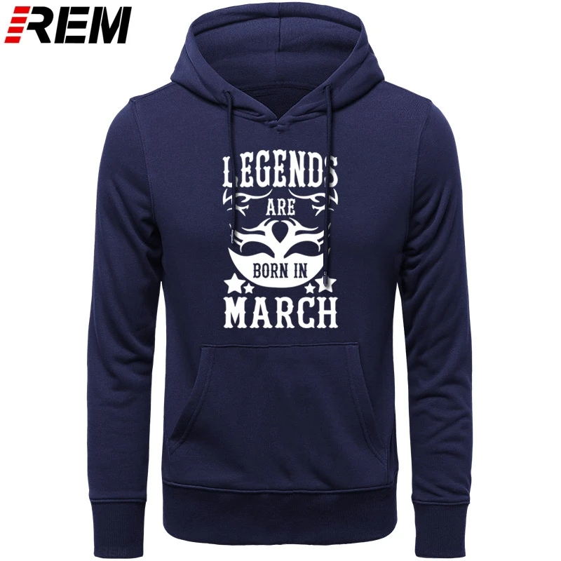 Забавный подарок на день рождения REM Legends рождены в марте новая мужская модная