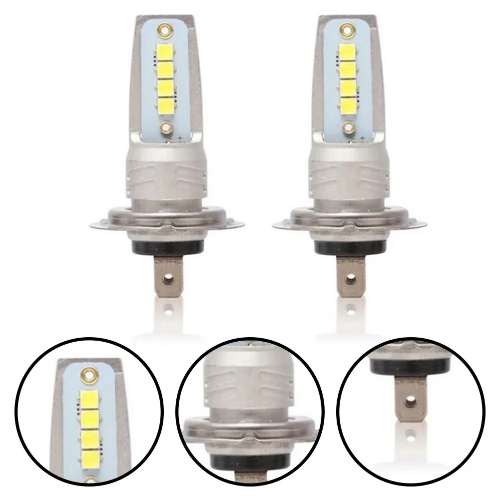 

2 Pieces Of H7 40W 8SMD Highlight Decoding Fog Lamp Car LED Fog Lamp Motorcycle Bulb DC 12-24V Car Fog Lights