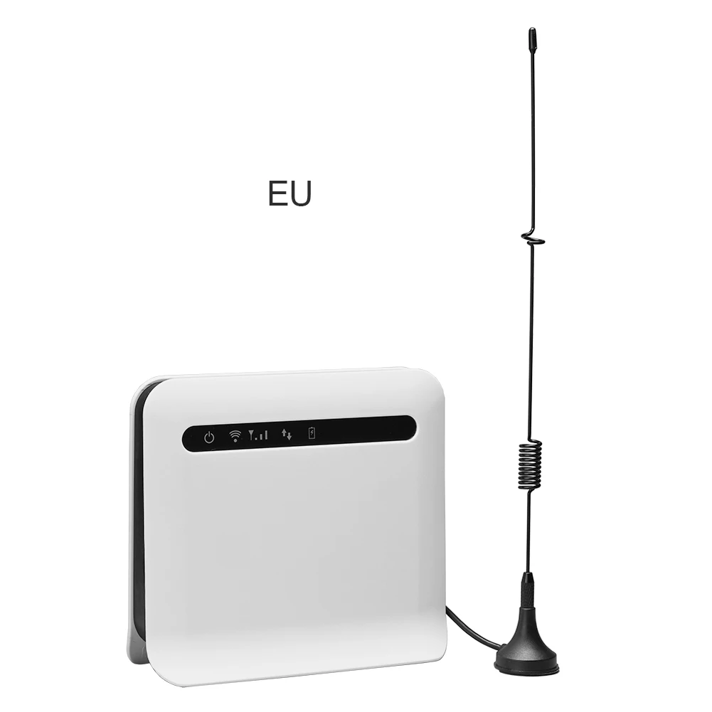 

EU/US Plug Portable Outdoor WiFi Coverage Wireless Network Adapter 300Mbps 4G CPE Router Hotspot 2 External Antennas 4G Router
