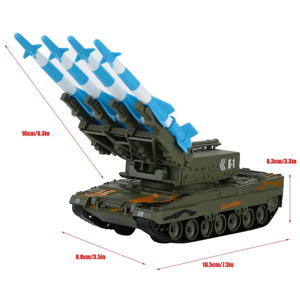 1:40 сплав дети военный автомобиль игрушка металлический Танк управляемый Военный
