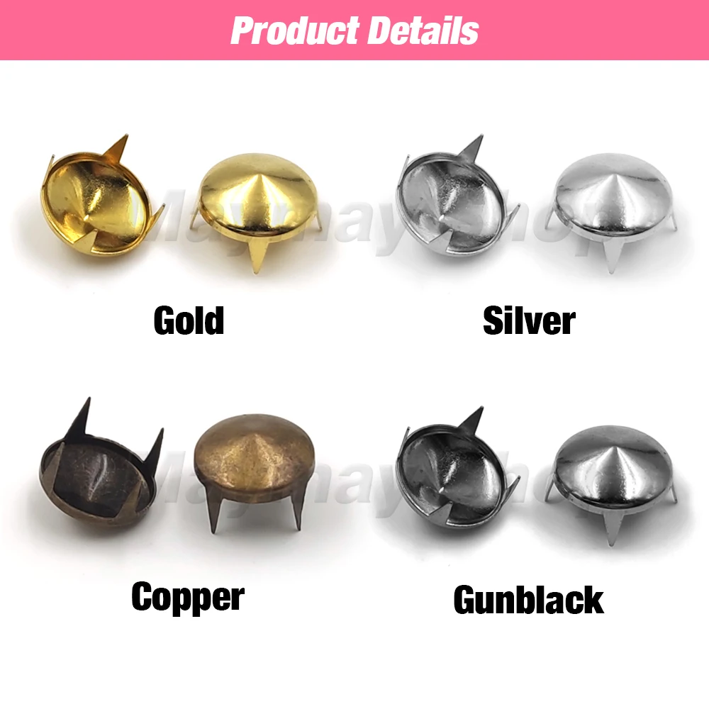 Пресс-форма для ручной работы круглые конические заклепки наборы шипов шпильки