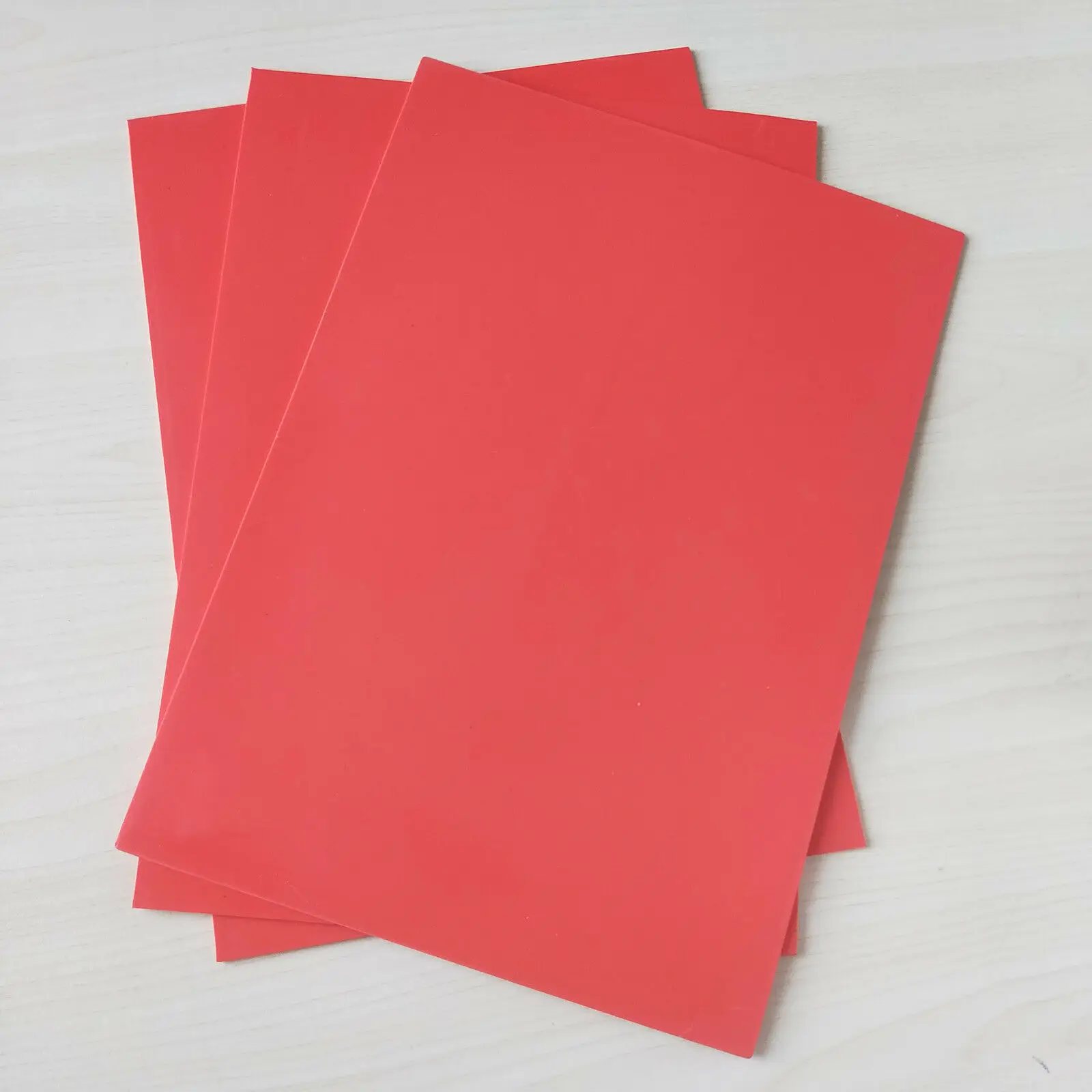 

1Sheet A4 Rubber Orange 2.3mm for Laser Engraver Engraving Embossing Stamping