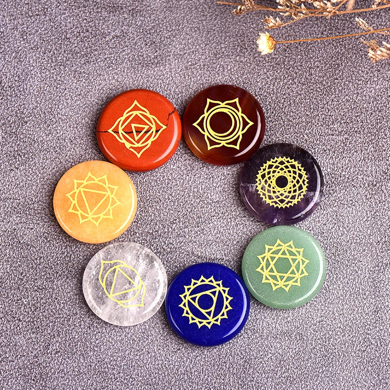 Набор модных натуральных кварцевых хрустальных чакр лечебные Исцеляющие