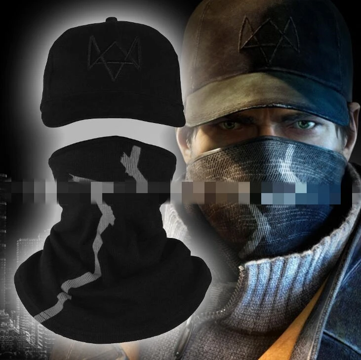 Часы Собаки 2 Маска Косплей DedSec Маркус Холлоуэй маска Рождественская шляпа для