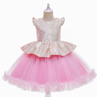 tulle tutu skirt puffy flower girl dresses skirts customized ruffled tulle kids dress 2021