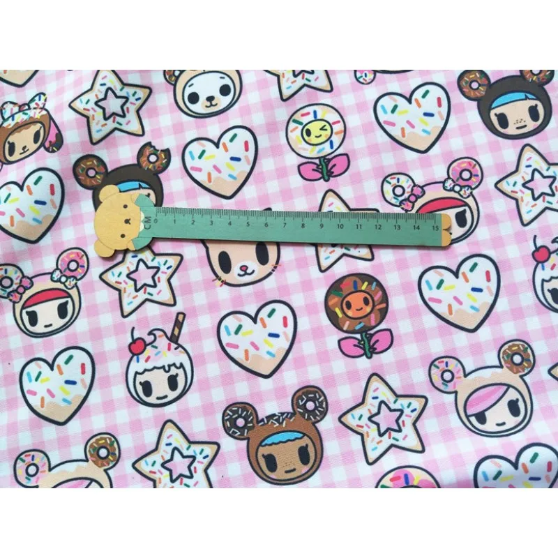 Наволочка для подушки из хлопка с изображением кота Токи-доки 50 х148 см - купить по