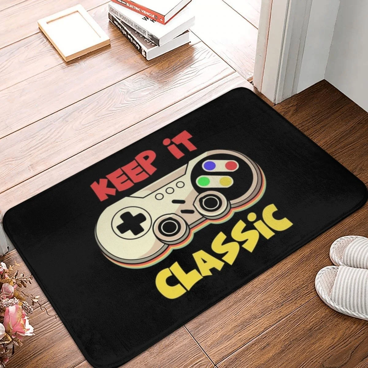 

Игровой Придверный коврик в стиле ретро с игровым контроллером, Придверный коврик для входа в спальню, домашний коврик, ковер, Подарочный, в...