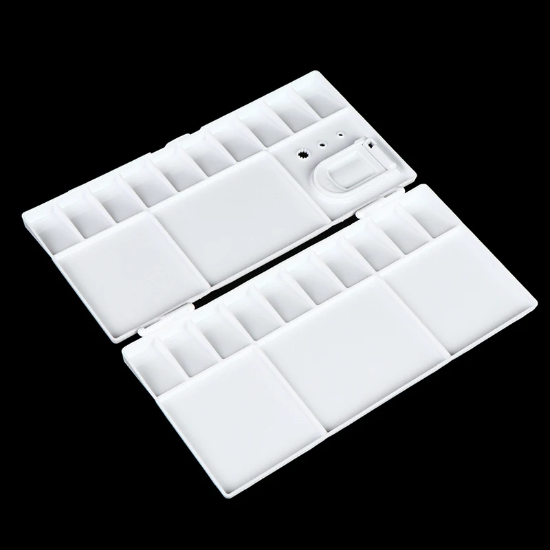 Новая Складная палитра акварельных красок 25 ячеек лоток для коробка Пигментных