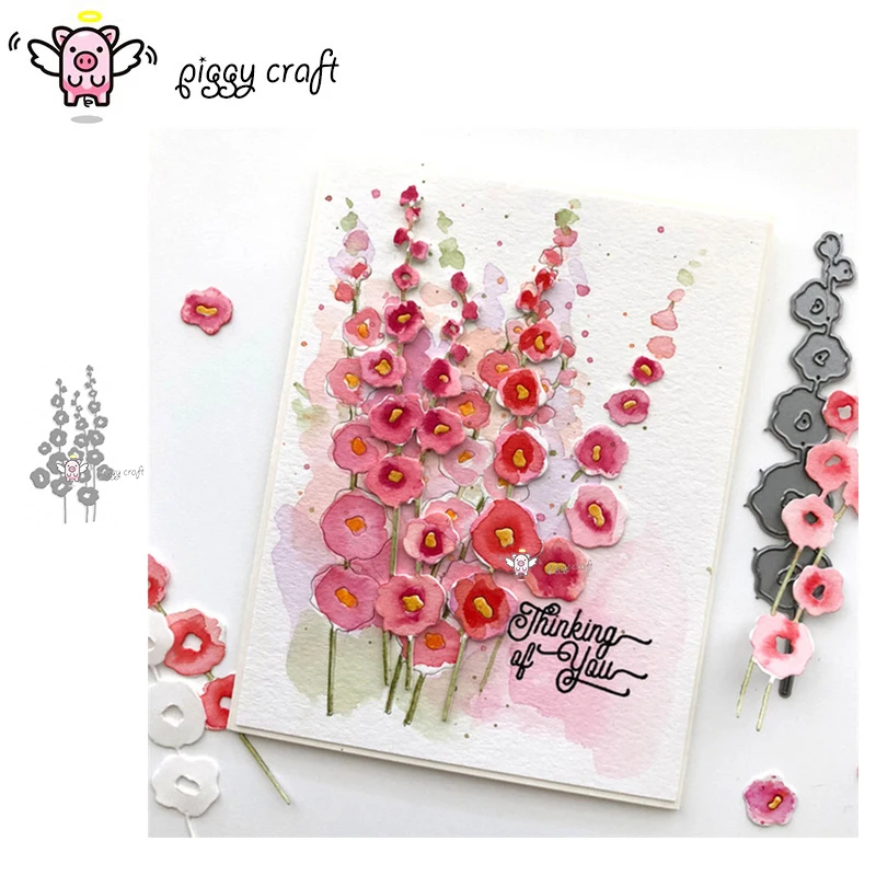 Металлические Вырубные штампы форма для вырезания 2 шт. цветок фотоальбом