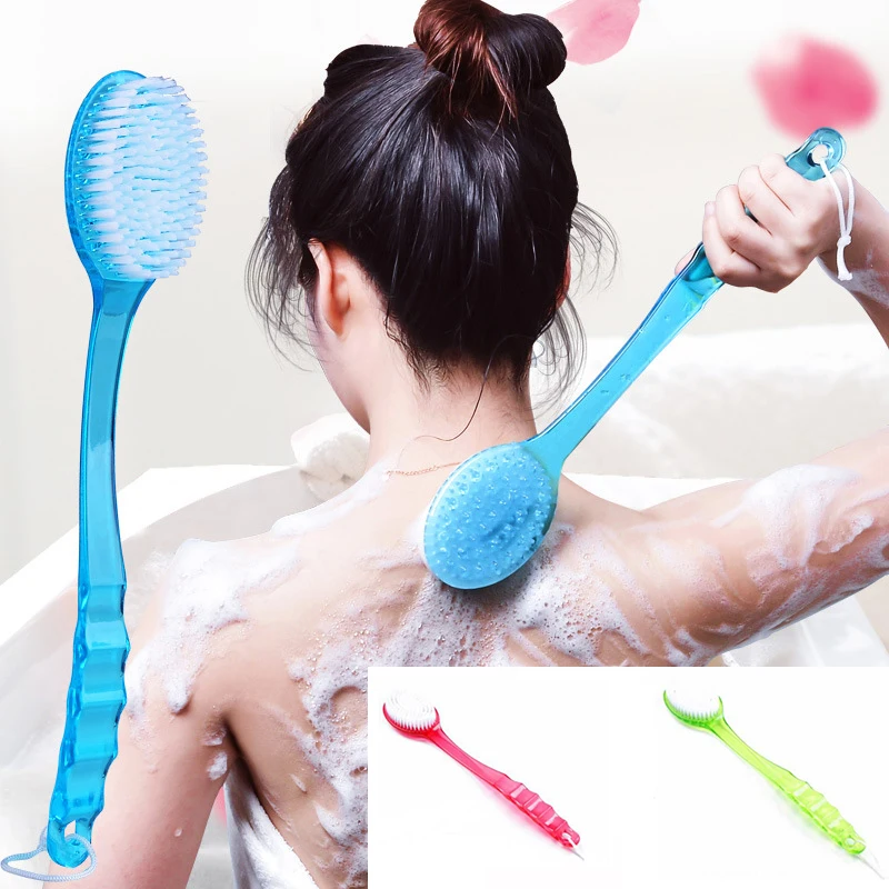 

Щетка для ванны с длинной ручкой, губка для душа и спины, щетки для массажа кожи, отшелушивающие аксессуары для ванной комнаты