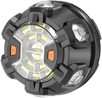 Аварийный фонарь для автомобиля, питается от трёх ААА-батареек, 8 режимов свечения, 3 режима яркости