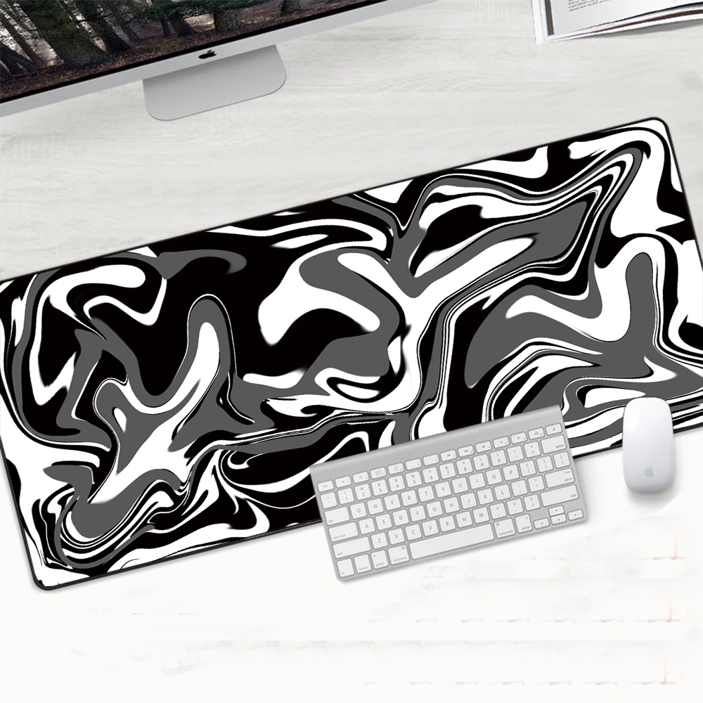 Коврик для мыши 90x4 см черный и белый цвета | Компьютеры офис