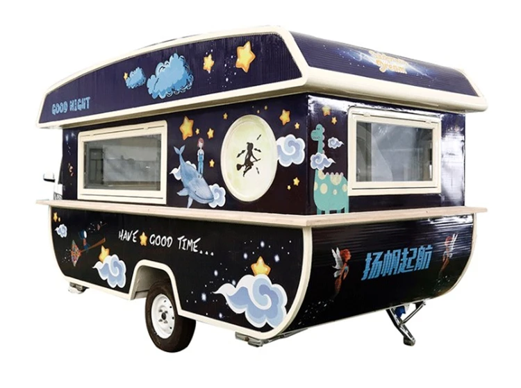 2019 новый дизайн грузовик для кофе еды мобильный киоск хот дог тележка трейлер