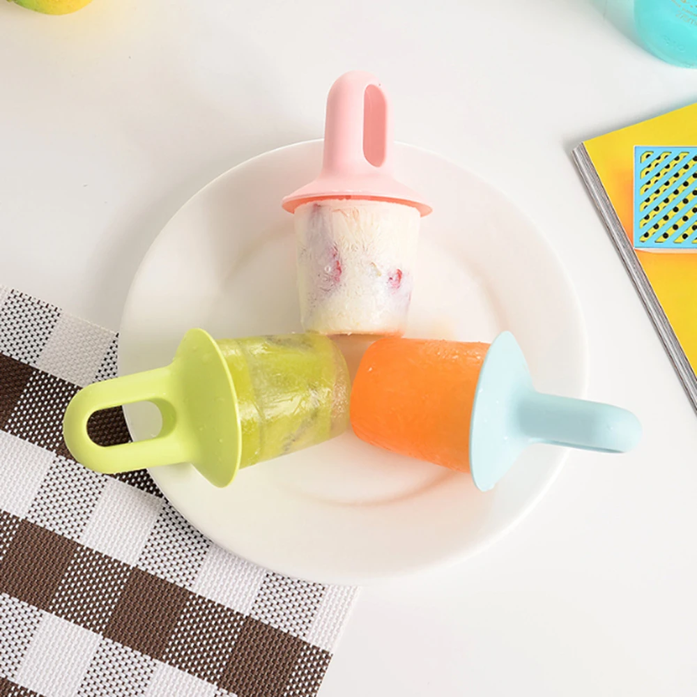 

3Pcs Mini Ice Pops Mold Ice Cream Ball Lolly Maker Diy Popsicle Molds Die Ice Making Box
