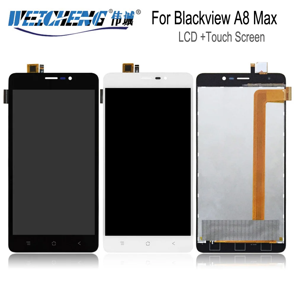 100% протестирован для 5 дюймового Blackview A8 Max ЖК дисплей и сенсорный экран в сборе a8