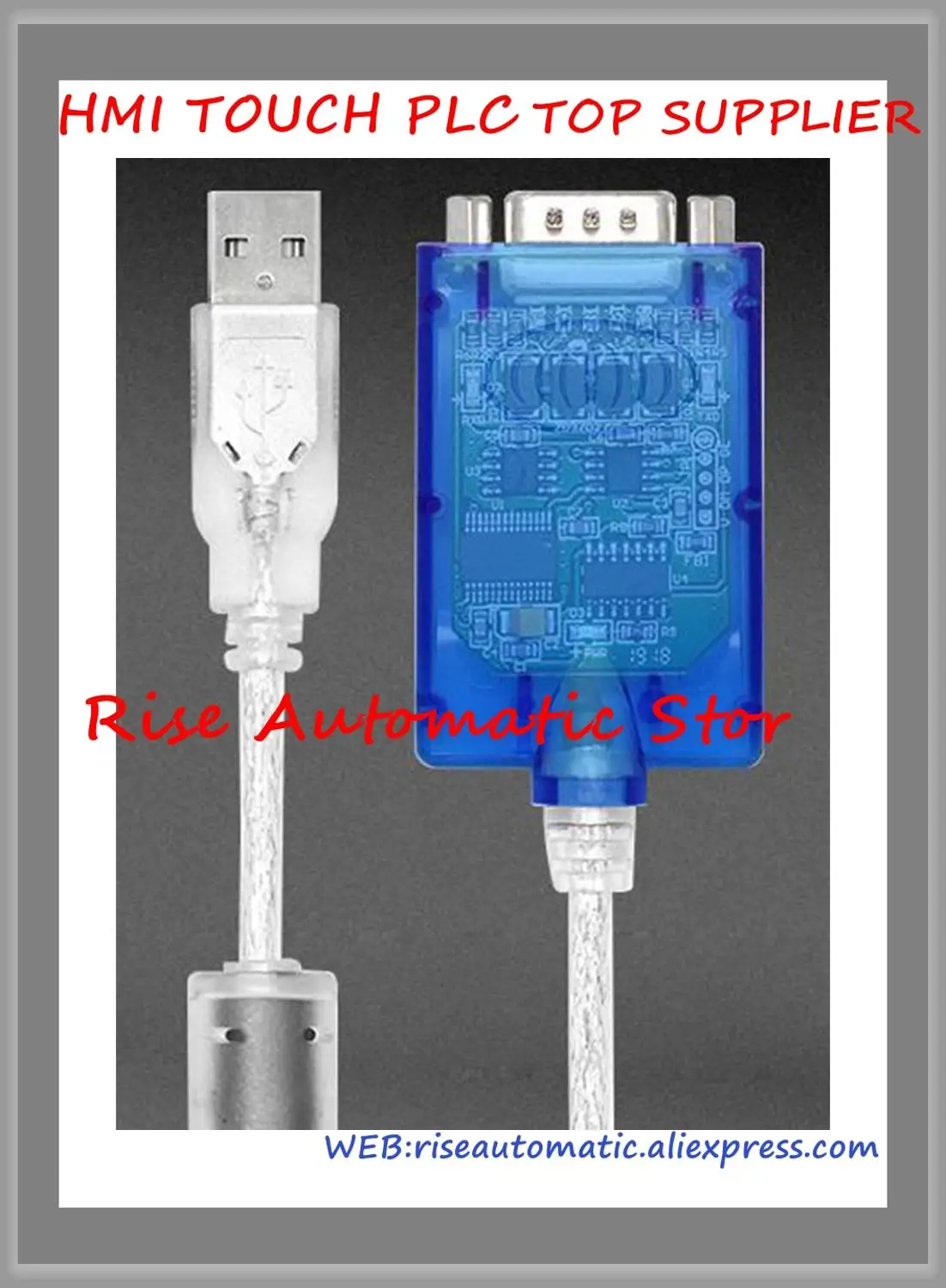 Новый последовательный адаптер USB к DB9 RS232 кабель для микросхем FTDI FT232RL магнитное