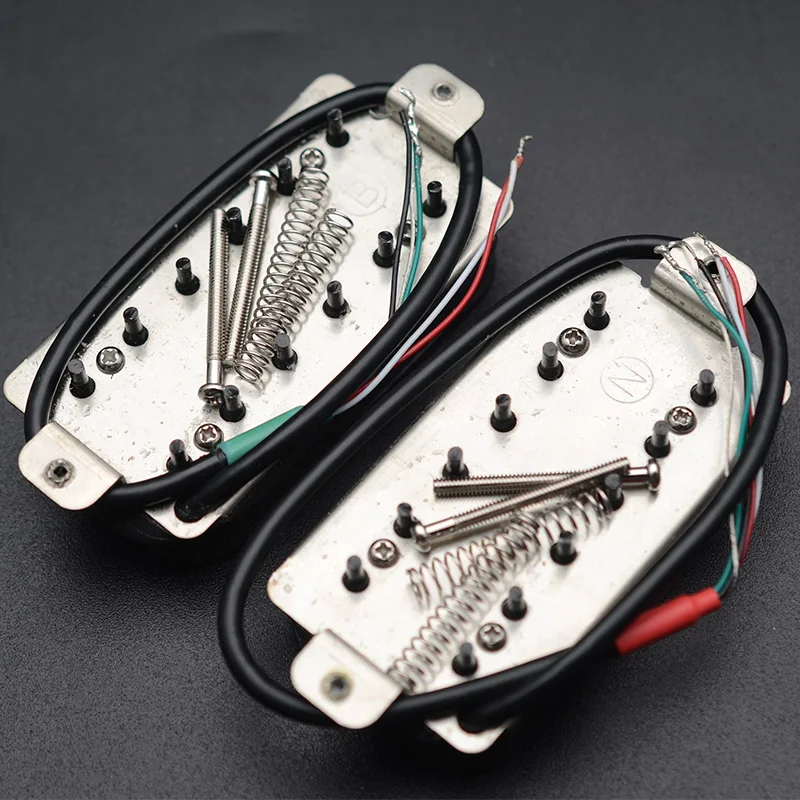 vintage alnico 5 humbucker pickup doppel spule elektrische gitarre brücke pickup schwarz gitarre teile warmen klang schwarz free global shipping