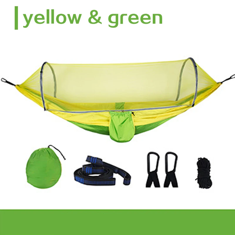 1-2 человека Открытый сетчатый гамак без комаров подвесная кровать Охота Кемпинг