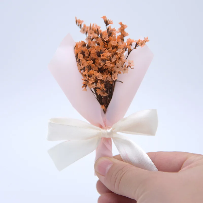 Свадебный подарок сухие цветы украшение стола для дома сушеный букет сделай сам