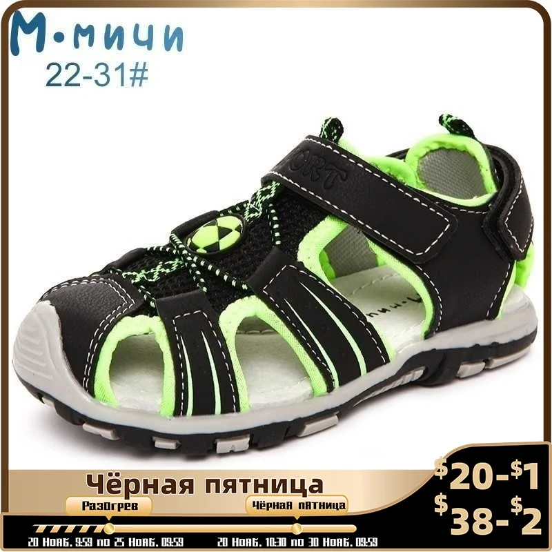 

MMnun 3=2 Boys Sandals 2019 Summer Shoes Boys Orthopedic Kids Shoes Sandals Kids Breathable Children Shoes Size 22-31 ML130