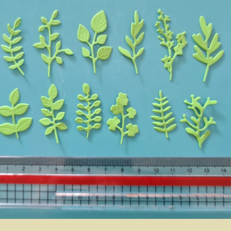 Металлические стальные пресс формы новые листья разной Изысканные DIY