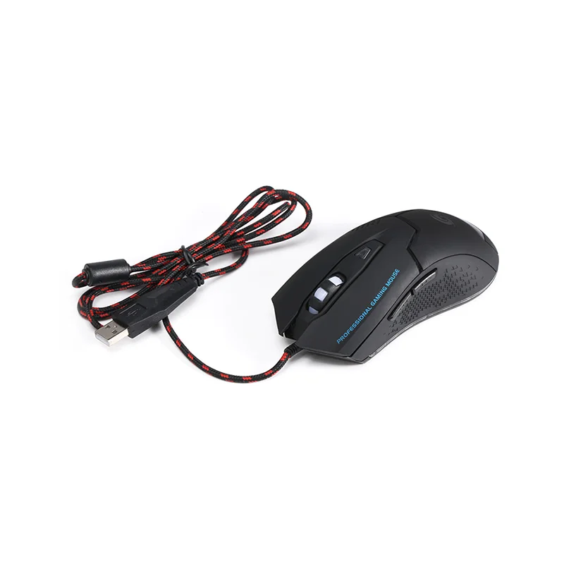 

3200 DPI USB Wired Mouse 6 Buttons Gaming Mouse With 7 Colorful Lights 1.5m Cable Computer Mouse for desktop laptop PC MacBook