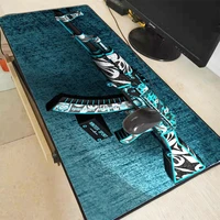 large size 400x900mm green gaming keyboard mouse pad laptop keyboard pad high quality game gun rubber speed pad for csgo dota