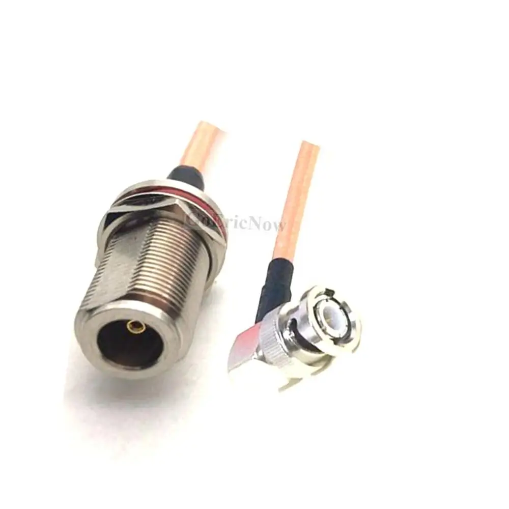 1 шт. RF коаксиальный кабель 50ohm N женский штепсельно гнездовой комплект правый