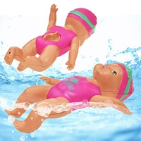 water fun swimming pool for waterproof electrics doll girl educational toy for kids children boneca menina birthday gifts