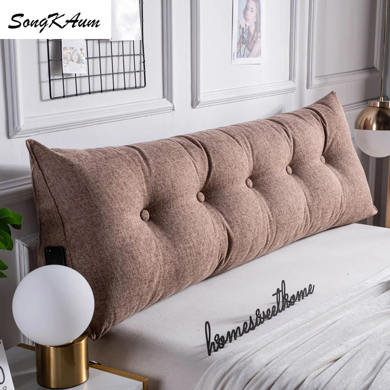 Моющаяся длинная прикроватная Подушка SongKAum в нордическом стиле с наполнением