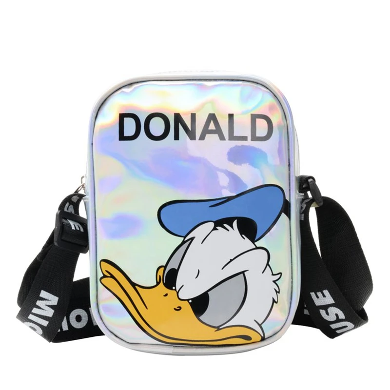 Disney Anime Action Figures Two-Dimensional Package Accessories Cartoon Donald Duck Mickey Mouse Messenger Bag Children Gifts