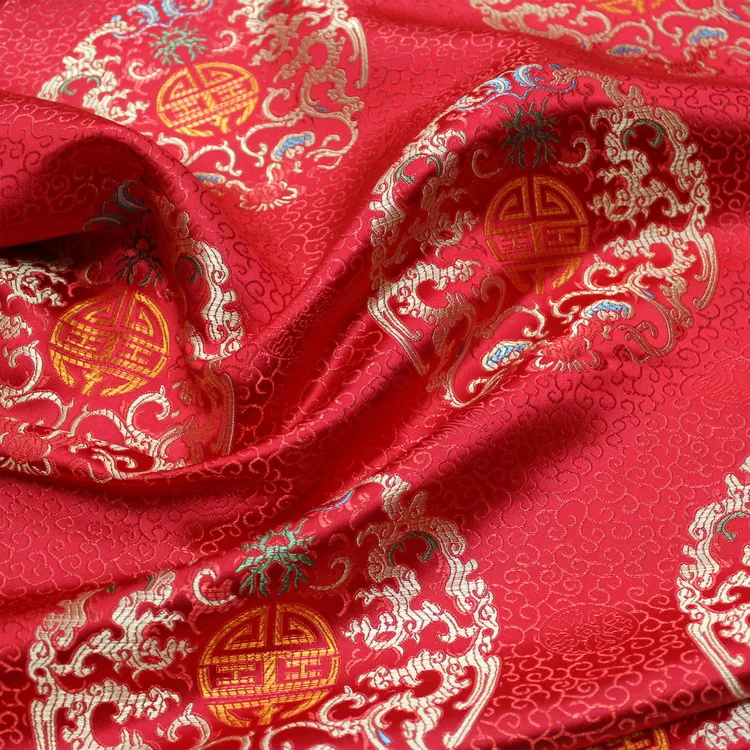 Жаккардовая парча в китайском стиле династии Тан шелковая ткань для детской