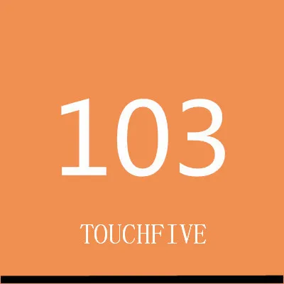 TOUCHFIVE 168 цветов одиночные художественные маркеры Кисть ручка эскиз на спиртовой основе маркеры двойная головка манга ручки для рисования товары для рукоделия - Цвет: 103-potato brown