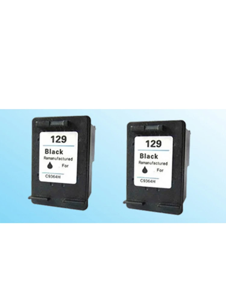 2 шт. 129 черный картридж совместимый для hp129 C9364HE с чернилами hp DeskJet 5940 5943 6940 6943 6983 D4145