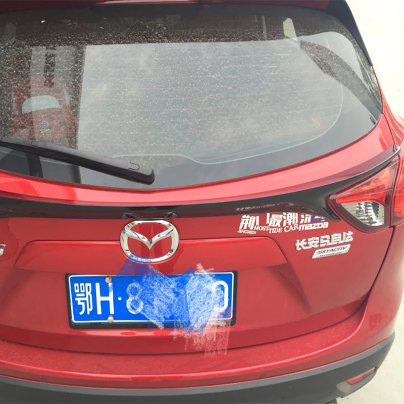 CX 5 ABS Неокрашенный Праймер задний Средний спойлер крыло для Mazda 2012 2016|spoiler wing|rear