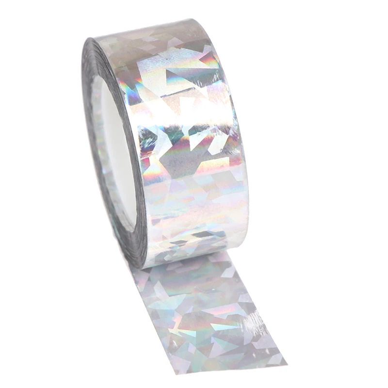 

Flash Reflective Bird Scare Tape Audible Repellent Fox Pigeons Repeller Ribbon Deterrent Tapes 70M 2.4CM Orchard Pest Control